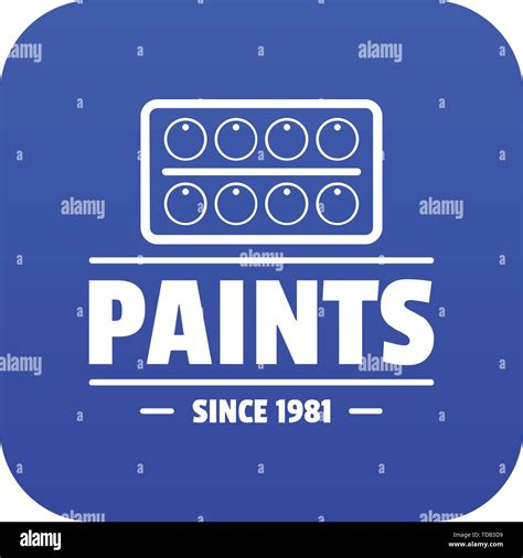 Paint Tool Icon Blue Vector Stock Vector Image And Art Alamy