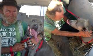 James Bryan Homeless Man Reunited With Stolen Pit Bull After