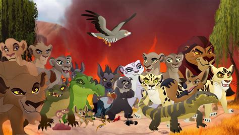 If All The Lion Guard Villains Joined Scars Army By Coenisawesome On