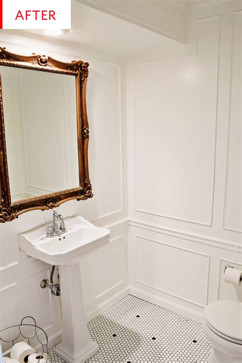Before And After An Elegant Powder Room For An Unbelievable 1k Price