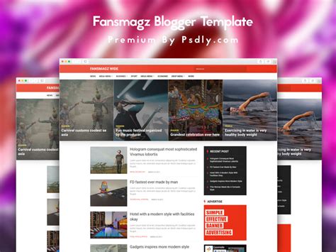 [FREE] Fansmagz Responsive Blogger Template Premium Free ( ͡° ͜ʖ ͡°)