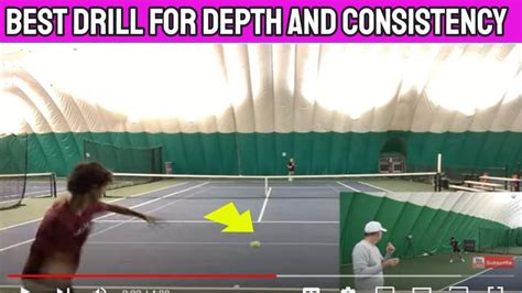 Best Tennis Drill For Depth And Consistency Youtube