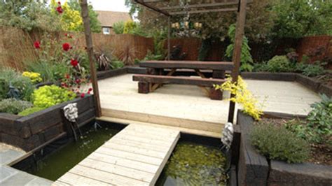 Backyard water feature idea with spiraling staircase. Garden Design Top Tips #9: Wonderful Water Features ...