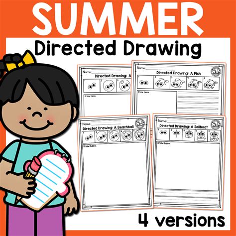 Directed Drawing Summer Activity Made By Teachers