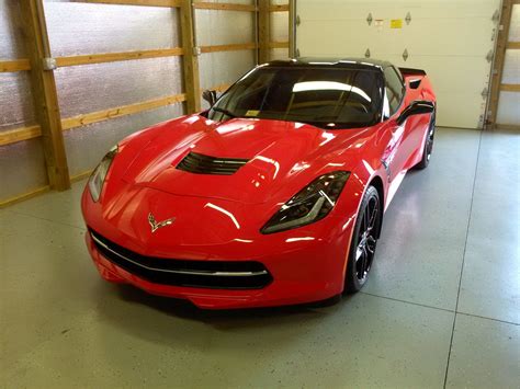 All the details on chevy's halo car. 2014 Chevrolet Corvette Stingray - Torch Red - C7 - Z51 (2 ...
