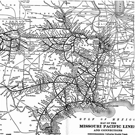 The Missouri Pacific Rr System Map