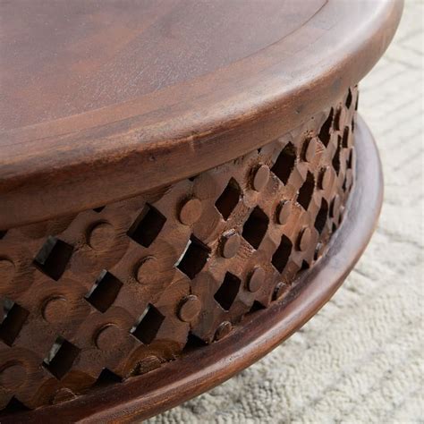 ··· antique style reclaimed elm wood hand carved quatrefoil coffee table item no ect099 discription antique style reclaimed elm wood hand carved quatrefoil coffee table size (cm) 78x78x40 material elm color optional/natural wood color moq 10pcs antique style reclaimed elm wood hand carved. Carved Wood Coffee Table | West Elm