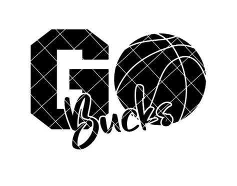 Go Bucks Basketball Svgdxfpng File For Cutting Machines Etsy
