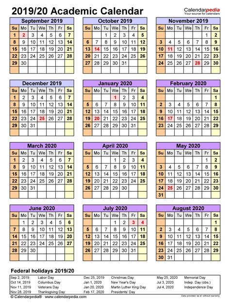 University Calendar 2025 Anu - Gianna Michelle
