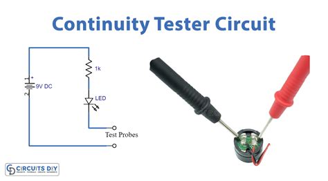 Simple Continuity Testing Circuit Diagram Using 555 T
