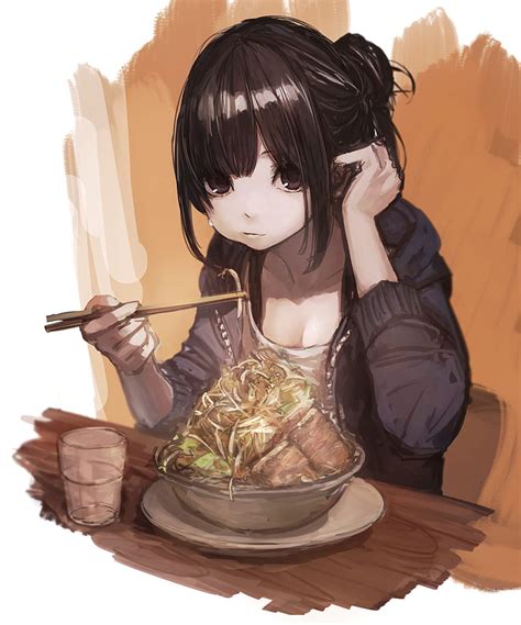 18 Wallpaper Anime Eating