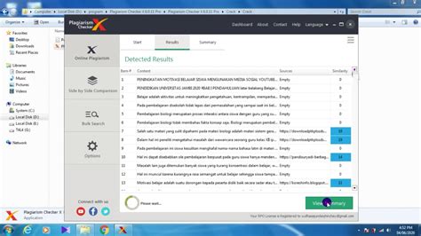 Tutorial penginstalan software Plagiarism Checker X ... In order to scan more content, they choose among only two available options: