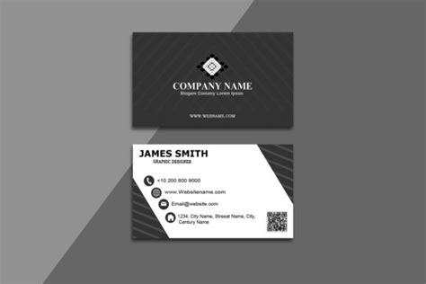 Modern and refined first impression for networking, job seekers, new graduates, college students, etc. Creative Business Cards (Graphic) by polahdesign ...
