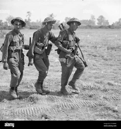 The British Army In Burma 1945 Walking Wounded Are Brought Back For