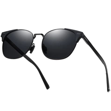 Polarized Prescription Sunglasses For Men Alloy Material Myopia Night Vision Uv400 Protection