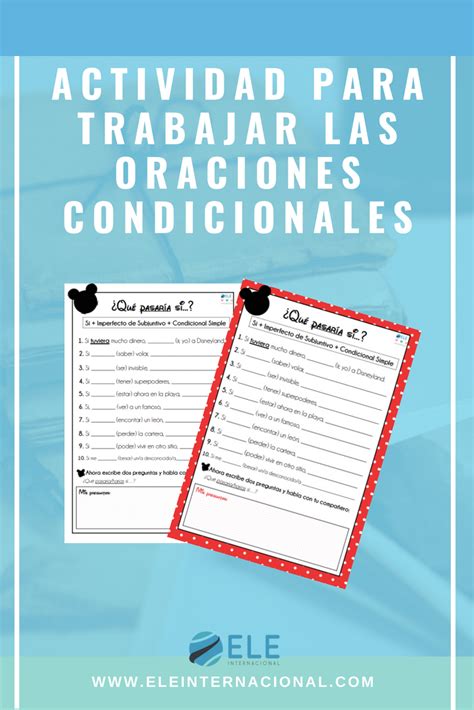 Oraciones Condicionales Ficha Para Trabajar En Clase De Español