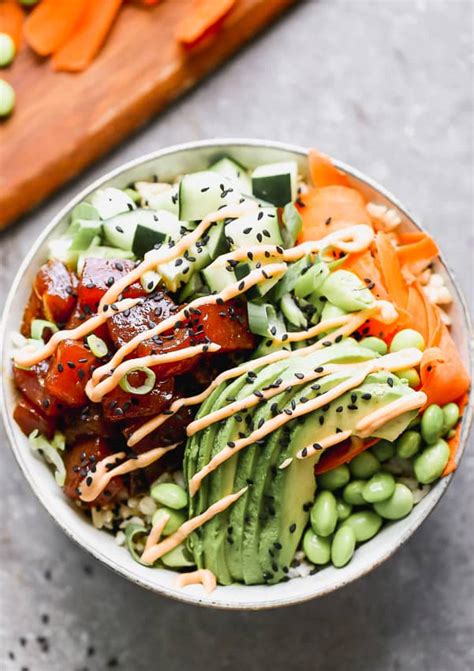 Poke Bowl Recipe Foods Geek