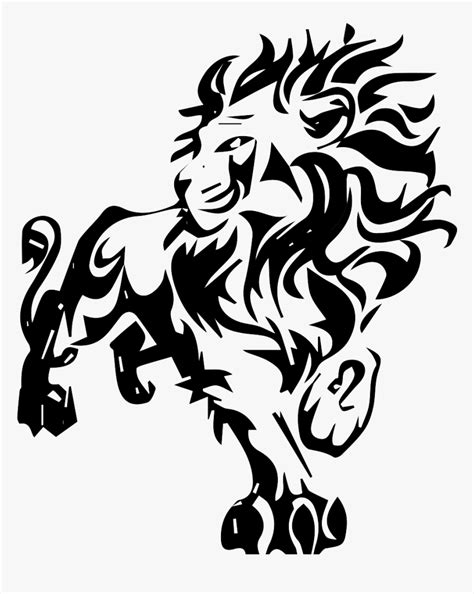 Tribal Lion Head Lion Tattoo Drawing Easy Star One