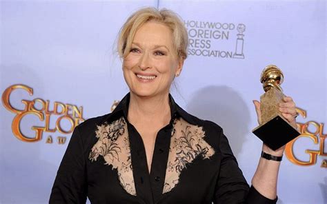 Golden Globes 2012 Meryl Streep Thanks The English