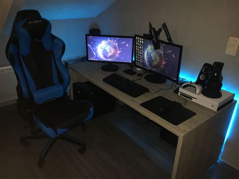 Atlantic gaming original gaming desk. Best Trending Gaming Setup Ideas #ideas #PS4 #bedroom # ...