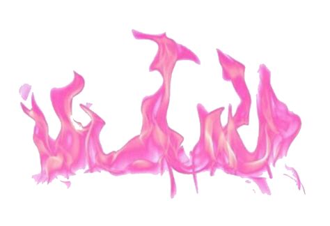 Fire Pink Pinkfire Grunge Flames Sticker By Inactivebambi