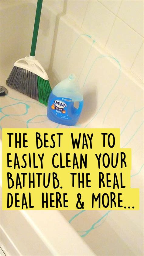 The Best Way To Easily Clean Your Bathtub The Real Deal Here More