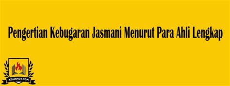 Kebugaran jasmani lagu mp3 download from download kebugaran jasmani mp3 song now! 18 Pengertian Kebugaran Jasmani Menurut Para Ahli Lengkap