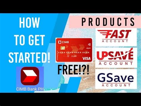 *how to link gsave account to cimb. CIMB PRODUCTS! FREE VISA DEBIT CIMB CARD| Myra Mica - YouTube
