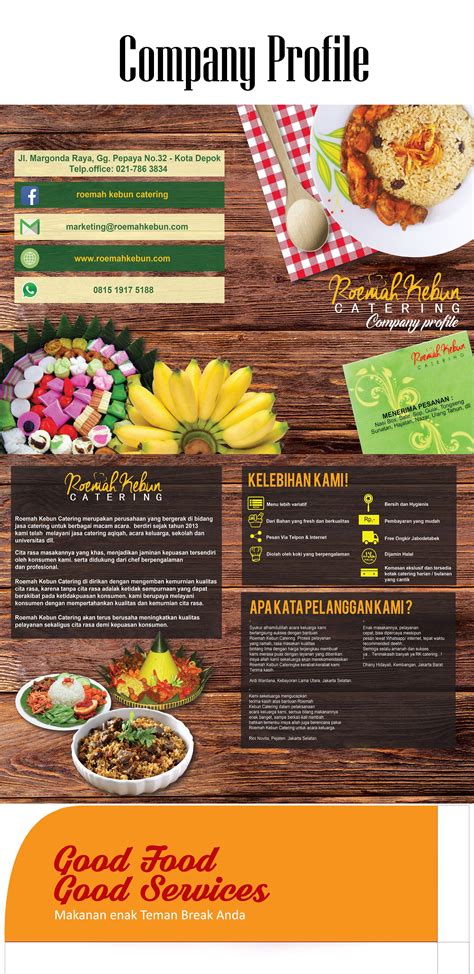 Company Profile Roemah Kebun Catering Company Meals Catering Food