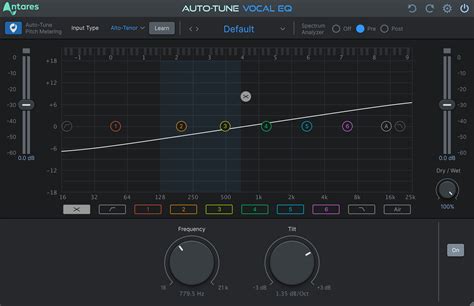 Auto Tune Vocal EQ By Antares Audio Technologies Vocal EQ Plugin VST3