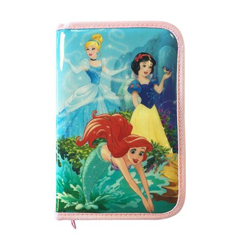Disney Princess Single Zip Filled Pencil Case 1198301 Character Brands