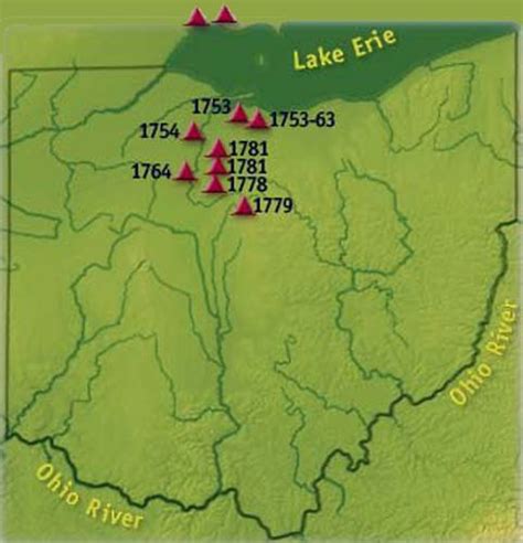 Wyandot Tribe Map Ohio Ohio History North American Indians Delaware