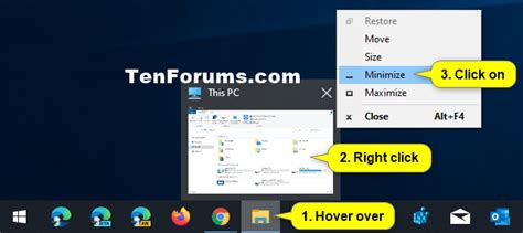 How To Minimize And Restore App Window In Windows 10 Tutorials
