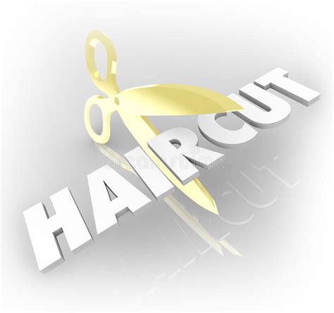 The most iconic hairstyle from the 90s is now back in style! Haircut Word Gold Scissors Cutting Hair Salon Style Stock ...