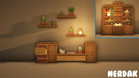 The core idea is to add furnitures which can be used to decorate your home in minecraft. 5 Minecraft Furniture Designs - YouTube