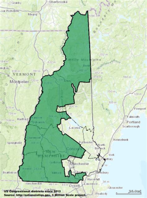 Nh State Congressional Districts Map Printable Map