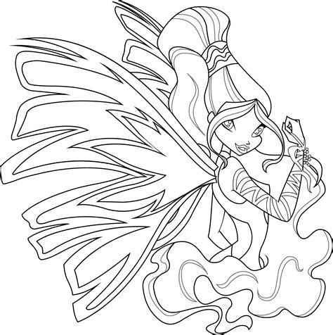 Winx club, the italian animated television series is an action packed fantasy show with comedic elements. Winx Sirenix coloring pages to download and print for free