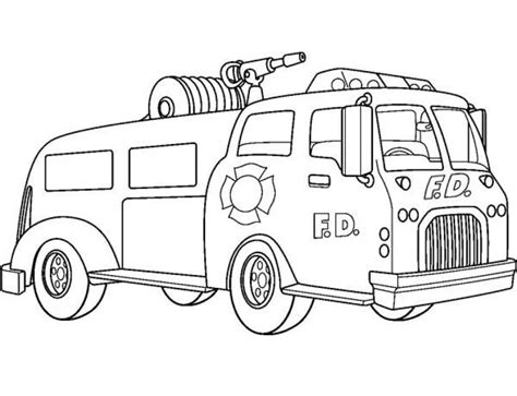Print our free fire truck coloring pages and teach your children about the bravery of firefighters and how they help people. Top 20 Printable Fire Truck Coloring Pages - Online ...