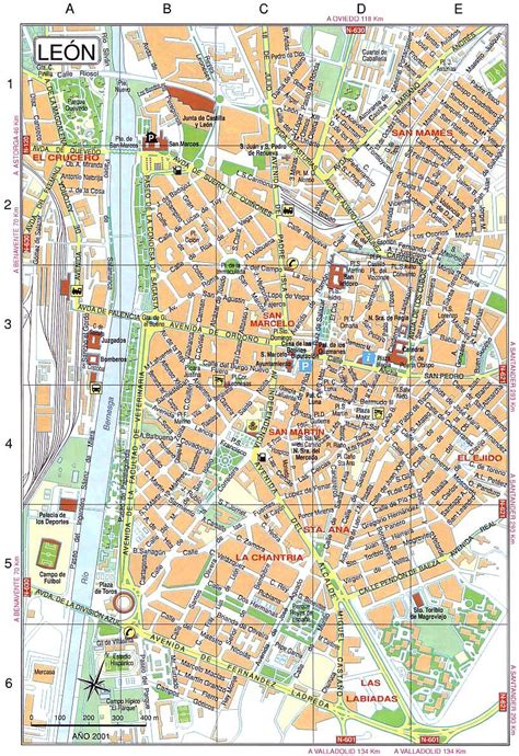 Mapa Leon Ciudad Mapa Leon Ciudad Ciudades Mapas