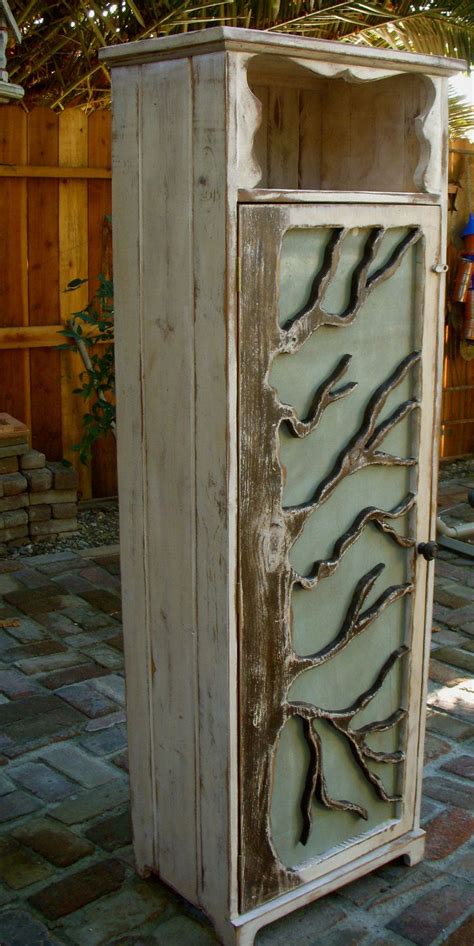 Wooden Furniture Oak Tree Cabinet Storage By Honeystreasures Artistic