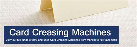 Paper Creasers And Card Creasing Machines Binding Store Uk