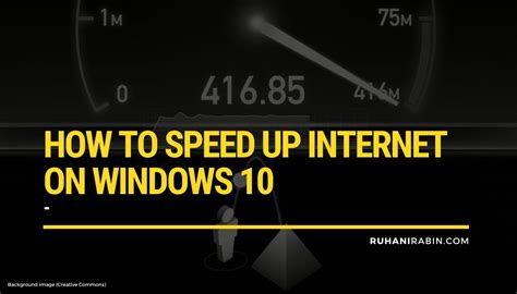 Find Out How To Speed Up Windows 10 Internet Speed 2024