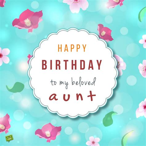 Happy Birthday Aunt The Best Wishes For Your Auntie