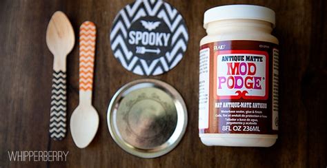 Wood grain) will show through the photo. Halloween Décor with Mod Podge • Whipperberry