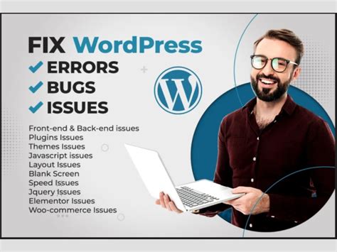 Wordpress Issues Errors Bugs Css Fixed Upwork