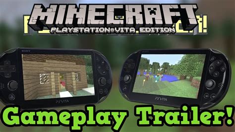Minecraft Ps Vita Gameplay Breakdown Trailer Youtube