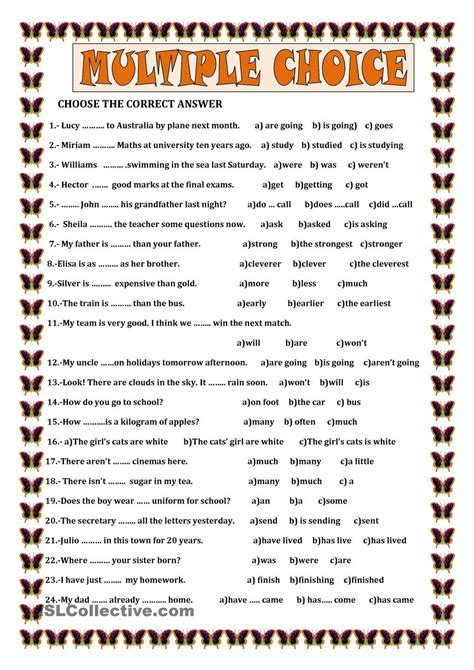 Present Simple Or Present Continuous Multiple Choice Esl Worksheet 8AD