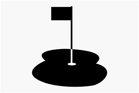 Golf Flag Clip Art Black And White Free Transparent Clipart Clipartkey