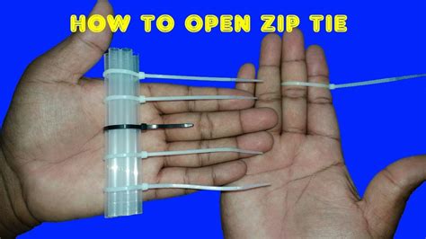 How to open zip tie without damaging | zip tie unlock easy trick | life