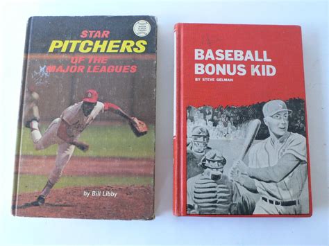 Vintage Books About Baseball Star Pitchers Of By Dizhasneatstuff